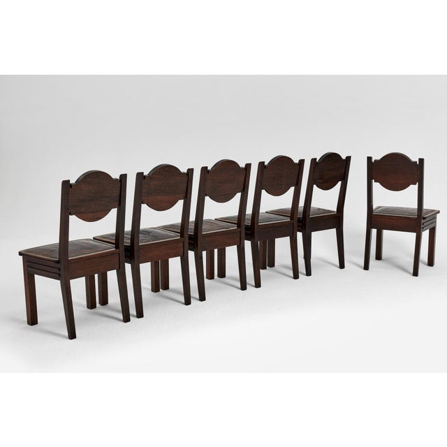Dining Chairs by Etienne Kohlmann, France, 1930s, Set of 6 For Sale - Image 10 of 18