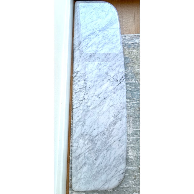 2020s Ligne Roset Light Gray Marble Console Table For Sale - Image 5 of 5