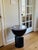 Plastic Sylvan s.f. Elba Charcoal Parchment, Brass & Resin Side Table by Sylvan Fiss For Sale - Image 7 of 18