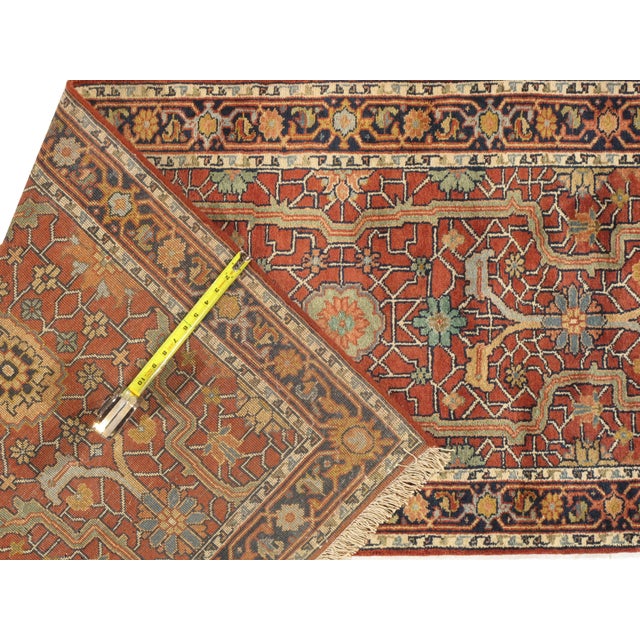 Traditional Pasargad DC Fine Hand Knotted Ralph Lauren Design Runner Rug For Sale - Image 3 of 3