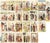 Rare XL Elephant size complete Collection of 24 full color reproduction prints of Masterpieces by Kiyonaga, in an original...