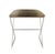 Brand new, special order item. Not vintage. X marks the spot for style! The X Side stool, with its polished nickel frame...