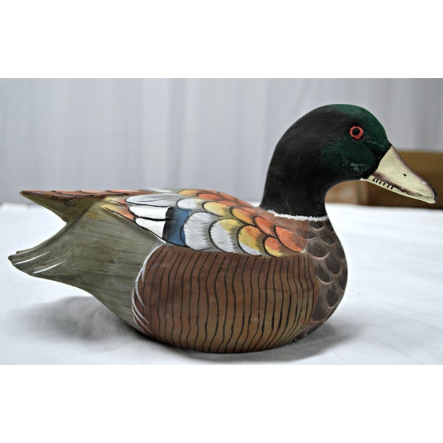 Brown Indonesian Decoy Duck For Sale - Image 8 of 9