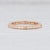 New Beverley K 0.22ctw Diamond Eternity Ring 18k Rose Gold Stackable Band Sz 6.5 For Sale - Image 4 of 6