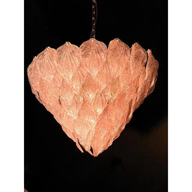 Pink Murano Glass Polar Chandelier, Italy, 1970s For Sale - Image 13 of 18
