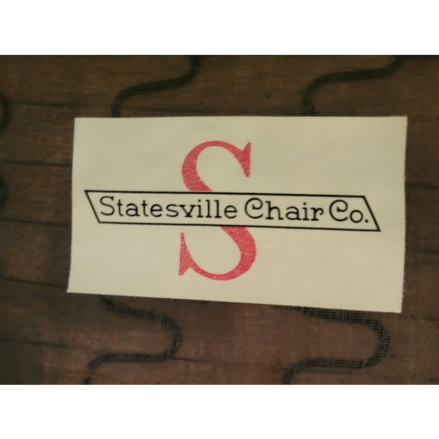 1960s Statesville Chair Co. Louis XVI High Backed Arm Chairs For Sale - Image 18 of 18