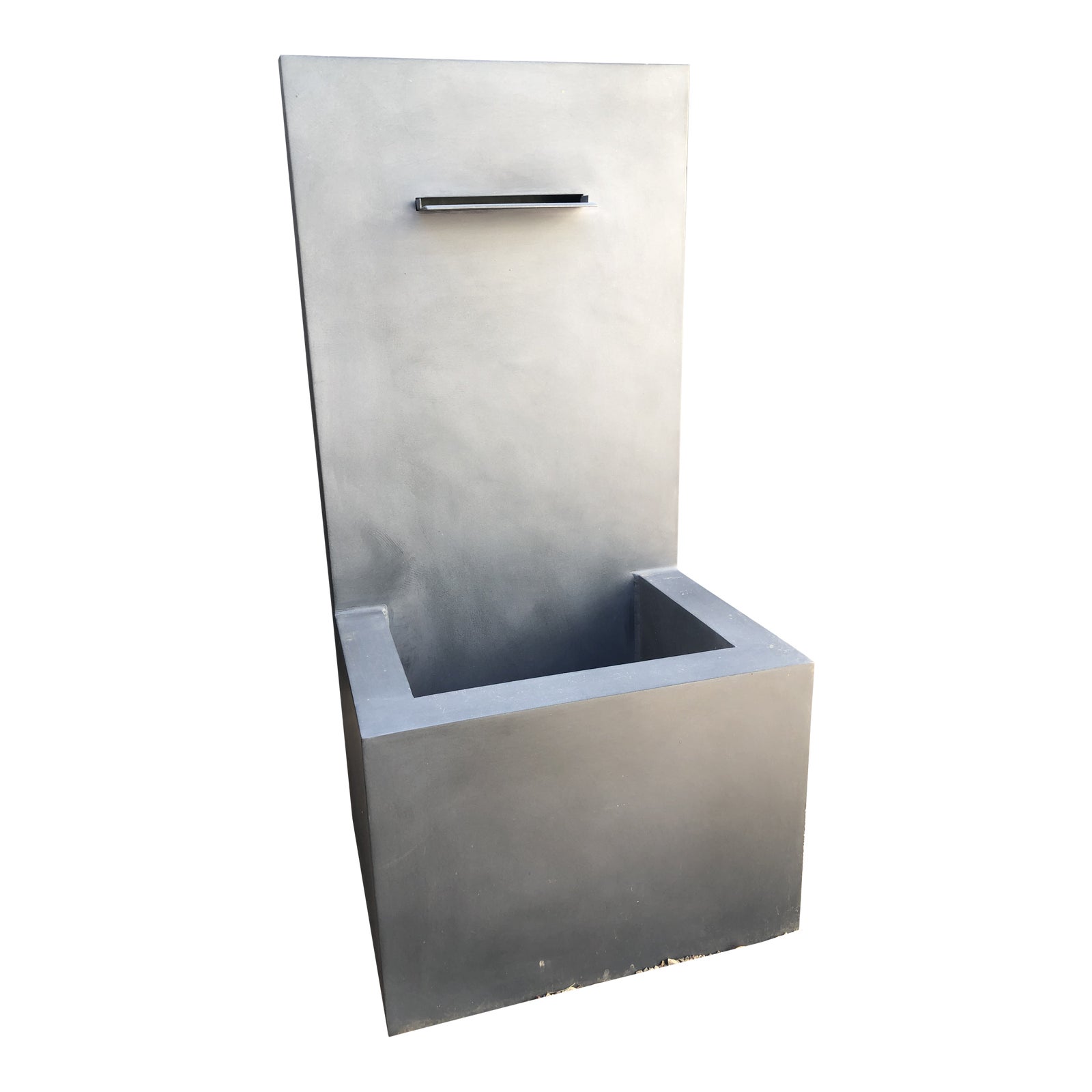 Weathered Zinc Outdoor Wall Fountain Chairish