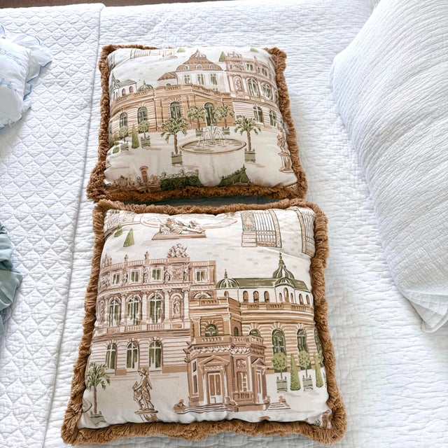 Beige Pillows For Sale - Image 8 of 8