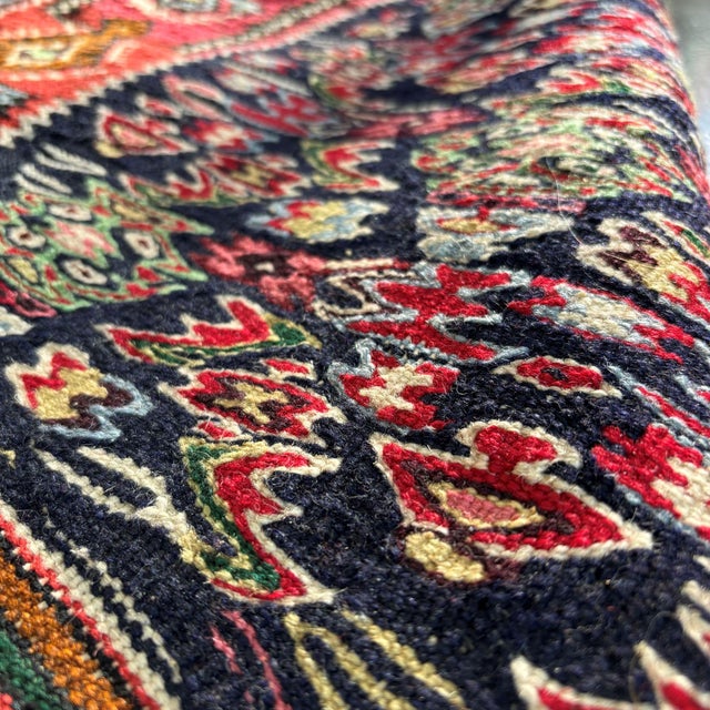 1990s Senneh Kelim Rug, 1980s For Sale - Image 5 of 11