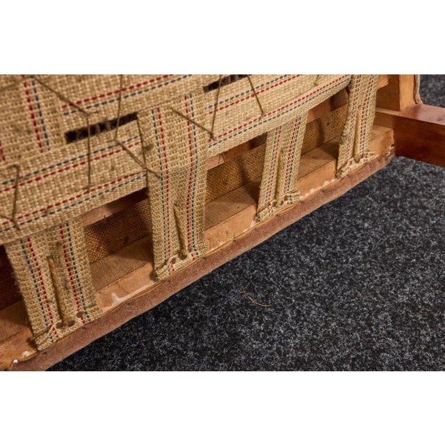 Mid-Century Modern Vintage Danish Model 1518 Lounge Chair in Sand Beige Mohair Velvet from Fritz Hansen, 1940s For Sale - Image 3 of 18