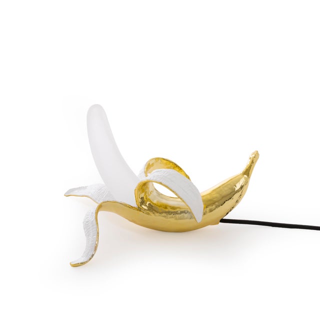 Not Yet Made - Made To Order Seletti, Dewey Banana Lamp, Gold, Studio Job, 2017 For Sale - Image 5 of 5