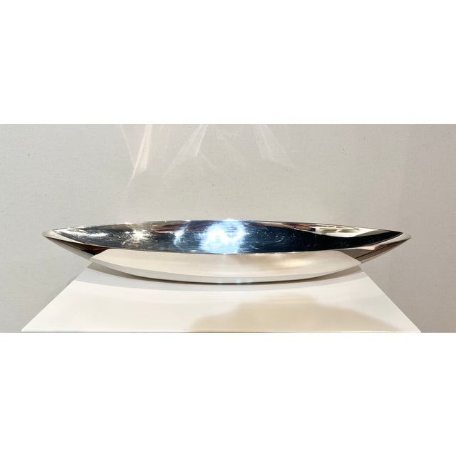Mid-Century Modern Oblong Bowl by Lino Sabattini for Christofle, 1957 For Sale - Image 3 of 6