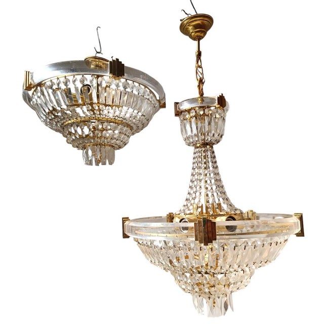 Classic Empire Chandeliers from Bakalowits & Söhne, Set of 2 For Sale - Image 14 of 14