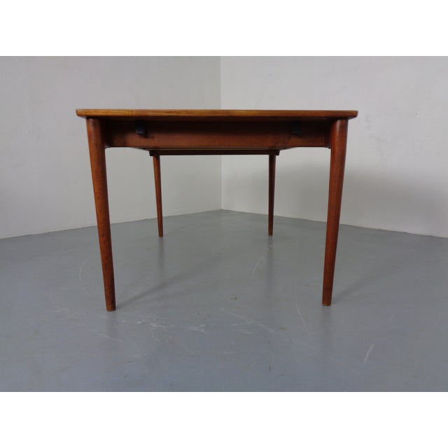 Brown Extandable Teak Model B065 Dining Table by Finn Juhl for Bovirke, Denmark, 1950s For Sale - Image 8 of 18
