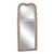 Queen Anne Design Beveled & Etched Glass Off White Mirror For Sale