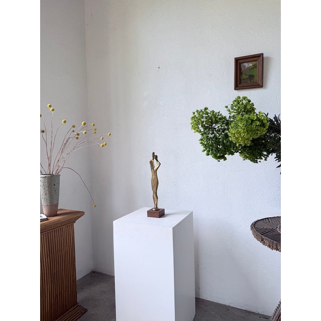 Abstract Bronze Statue of an Odalisque Couple, 1970s For Sale - Image 6 of 18