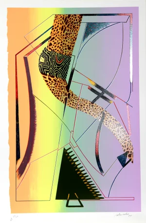William Schwedler, Let It Ride, Screenprint