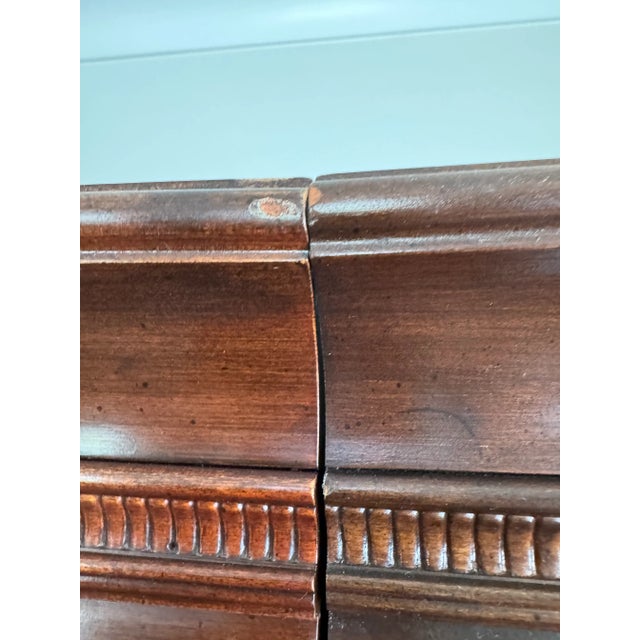 1980s Ethan Allen Cherry Lighted Wall Unit For Sale In Charleston - Image 6 of 10