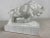 Mid Century Vintage Porcelain Blanc De Chin Sculpture of a Bull For Sale - Image 10 of 11