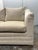 Cream Kravet Custom Chenille Two Piece Sectional For Sale - Image 8 of 12