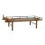 19th Century Chinese Qing Dynasty Elm & Bamboo Seat Daybed with Guardian Lions For Sale