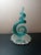 Exquisite Murano Italy Teal Art Glass Swirl Sculpture For Sale In Dallas - Image 6 of 6