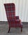 1990s 1990s Attributed to Ralph Lauren Plaid Wingback Style Chair For Sale - Image 5 of 7