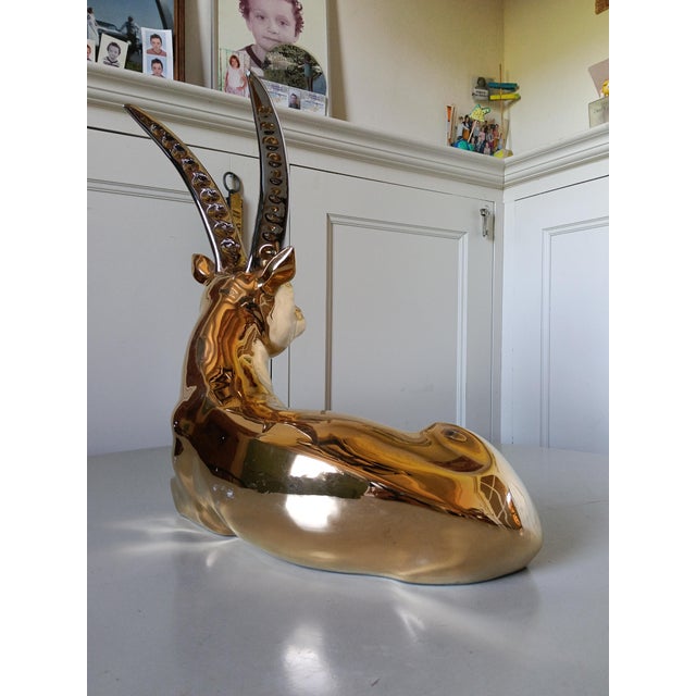 Ceramic Antelope by Ezio Zanardello, 1970s For Sale - Image 6 of 9