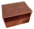 Late 20th Century Danish Modern Style Teak Nightstand With Open Shelf and Drawer on Casters For Sale