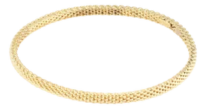 Tiffany & Co. Somerset 18k Yellow Gold Mesh Bangle Bracelet
