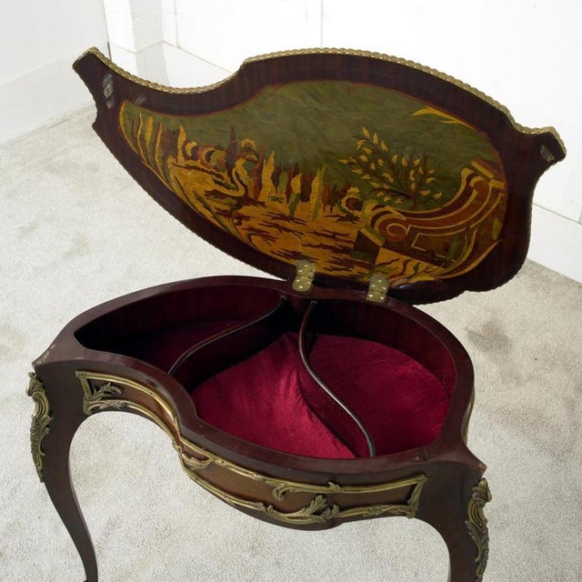 Louis XV Revival French Side Table, 1890s For Sale - Image 5 of 7