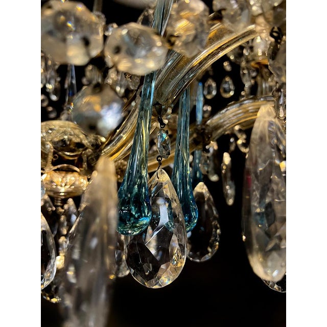 Greta Gargo Tears Murano Chandelier, 1950s For Sale - Image 16 of 17