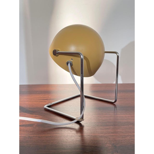 Metal Mid-Century Table Lamp attributed to Josef Hůrka for Napako, 1960s For Sale - Image 7 of 8