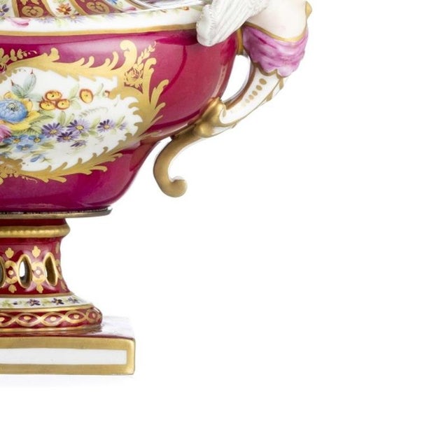 French Porcelain Perfume Bottle For Sale - Image 5 of 6