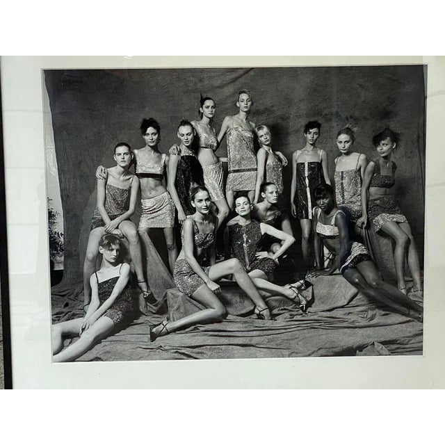 Sante d'orazio Mannequins (Versace campaign) 1990 Unique vintage silver print Titled Versace in pencil and photographer's...