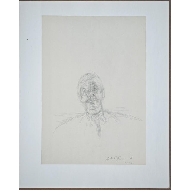 Alberto Giacometti, Portrait of Meyer, 1963, Original Lithograph For Sale - Image 6 of 9