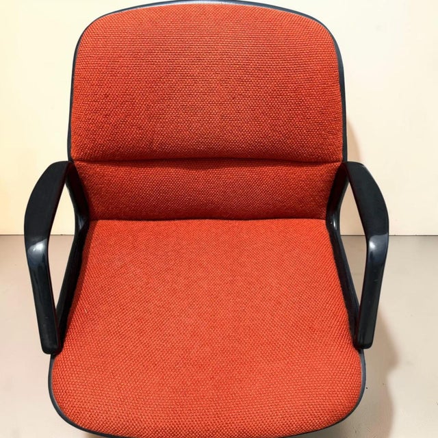 Metal 1970s Mid Century Modern Charles Pollock Style Office Chair by All Steel For Sale - Image 7 of 10