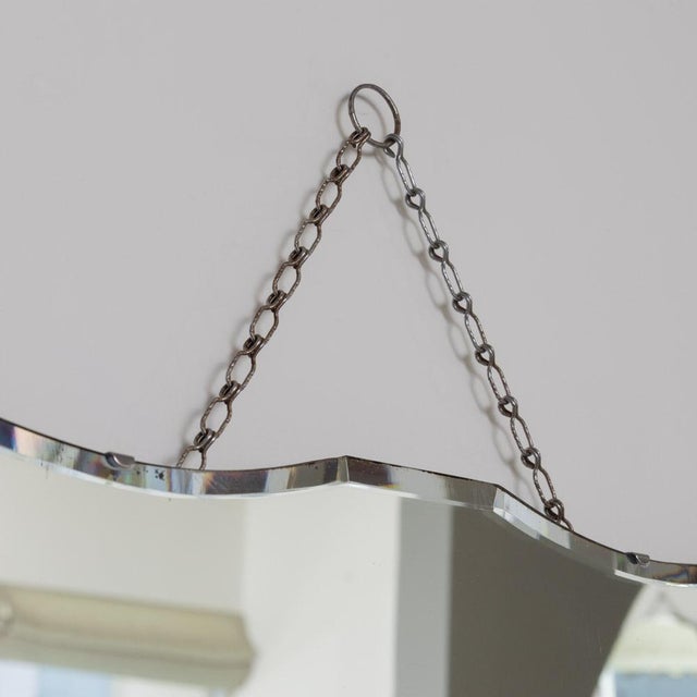 1930s 1930s French Art Deco Beveled Mirror For Sale - Image 5 of 11