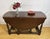 A beautiful jacobean revival solid oak gate leg table dating from around 1900, showcasing traditional craftsmanship and...