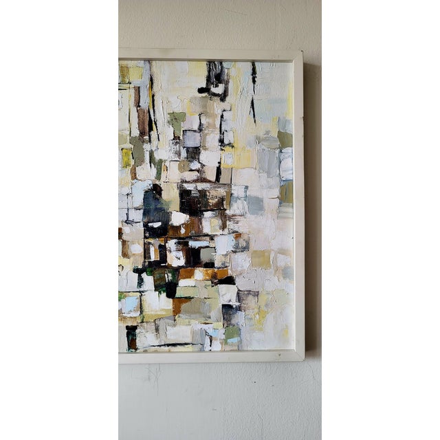 Abstract #12 Is an Abstract Expressionist Cubist Painting by Lynn Christian 2007 For Sale - Image 3 of 5