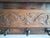 Antique Carved Solid Wood Wall Coat Rack, European Folk Style, 5 Hook Hall Rack For Sale - Image 6 of 8
