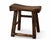Wood English Primitive Elm Milking Stool with Hand-Shaped Saddle Seat, 17th Century For Sale - Image 7 of 7