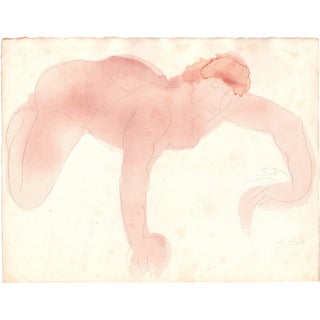 Rodin, For the Demons Must Leave Her Body, Nude, Original Lithograph, 1902 For Sale
