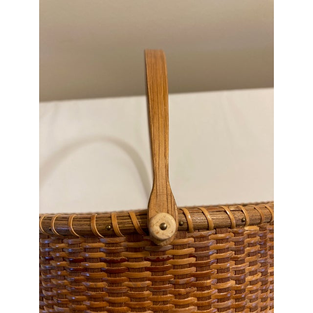 Vintage Nantucket Lighthouse Basket (Signed) For Sale - Image 13 of 13