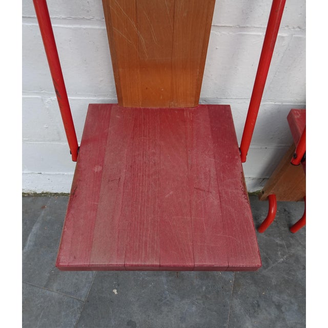 Vigar Wall Folding Chairs in Wood by Anne Jonasson and John Dalin for Ikea, 1980s, Set of 2 For Sale - Image 15 of 18