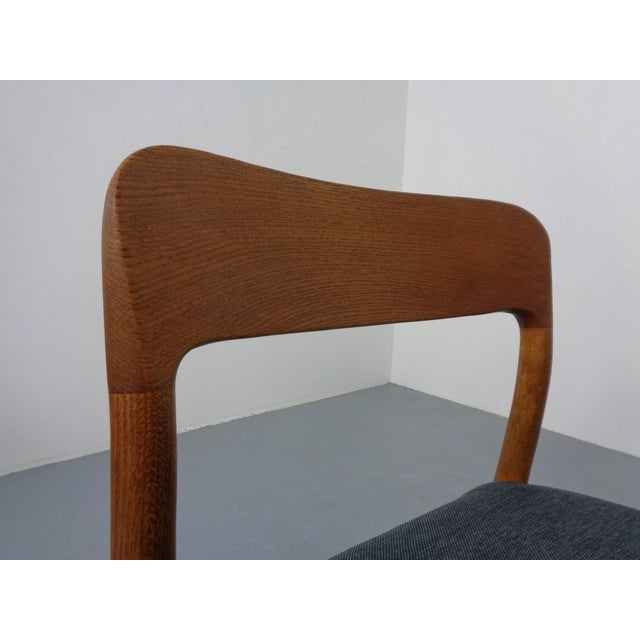 Model 75 Chair in Oak by Niels Otto Møller for J.L. Møllers, 1960s For Sale - Image 13 of 18