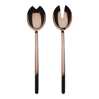 Mepra Due 2-Piece Salad Servers Set, Bronzo For Sale