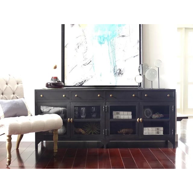 Four Hands Shadow Box Media Console For Sale - Image 11 of 13