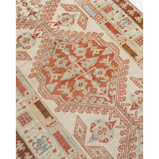 Textile Vintage Circa 1940 Serab Runner 3'2 X 17'11 For Sale - Image 7 of 12