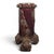 Ceramic Bordeaux and Gold Glazed Ceramic Pedestal Column For Sale - Image 7 of 7